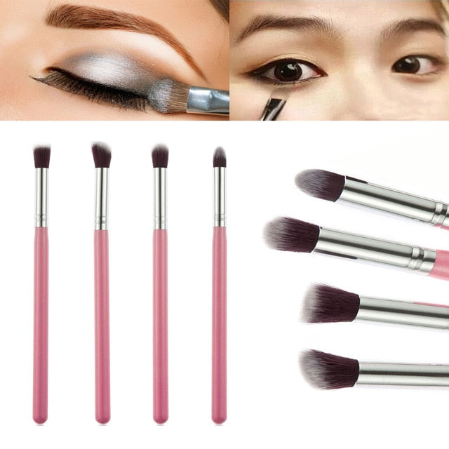 Eye Makeup Brushes Set Pink