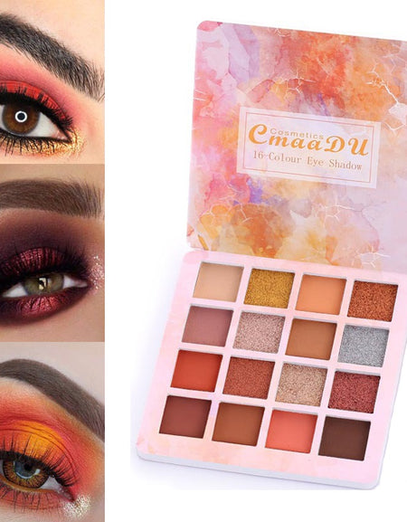 16Colors Eye Shadow Natural Eye Makeup Palette Maquillage Facial