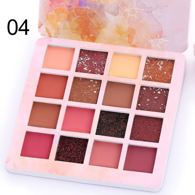 16Colors Eye Shadow Natural Eye Makeup Palette Maquillage Facial