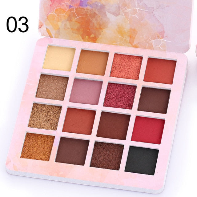 16Colors Eye Shadow Natural Eye Makeup Palette Maquillage Facial