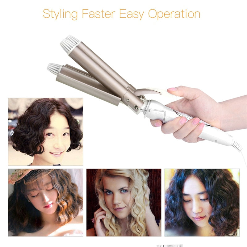 Perm Splint Titanium Automatic Ceramic Hair Curler