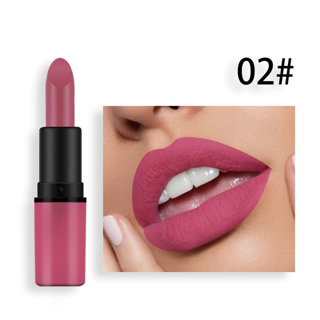 Cosmetics Matte And Pumpkin 5 Colors Bean Paste Lip
