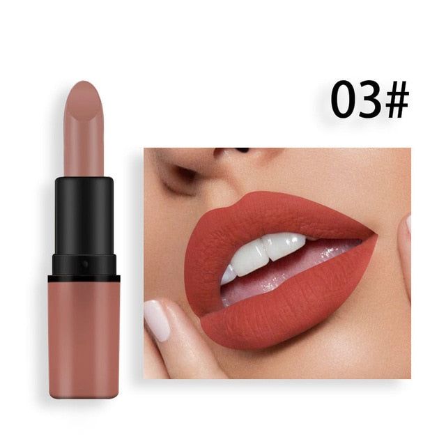 Cosmetics Matte And Pumpkin 5 Colors Bean Paste Lip