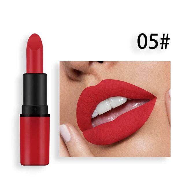 Cosmetics Matte And Pumpkin 5 Colors Bean Paste Lip