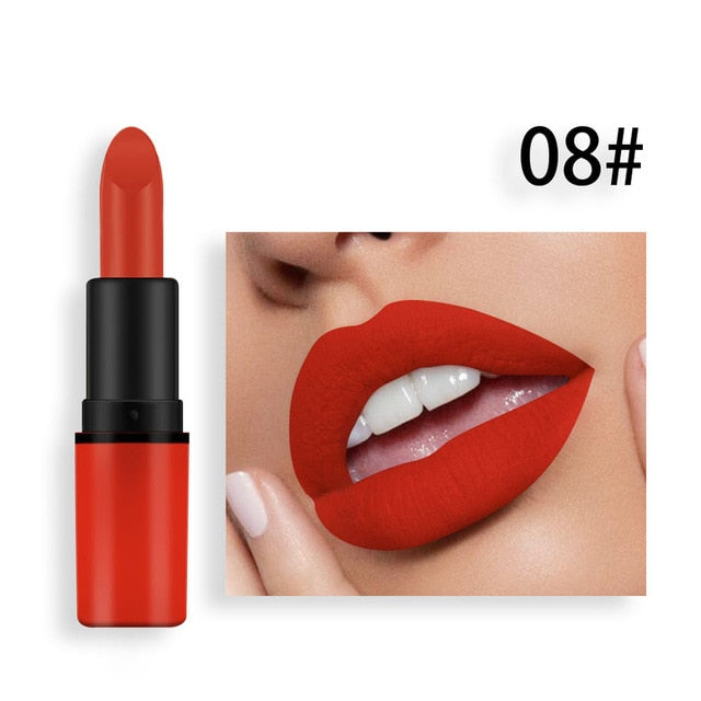 Cosmetics Matte And Pumpkin 5 Colors Bean Paste Lip