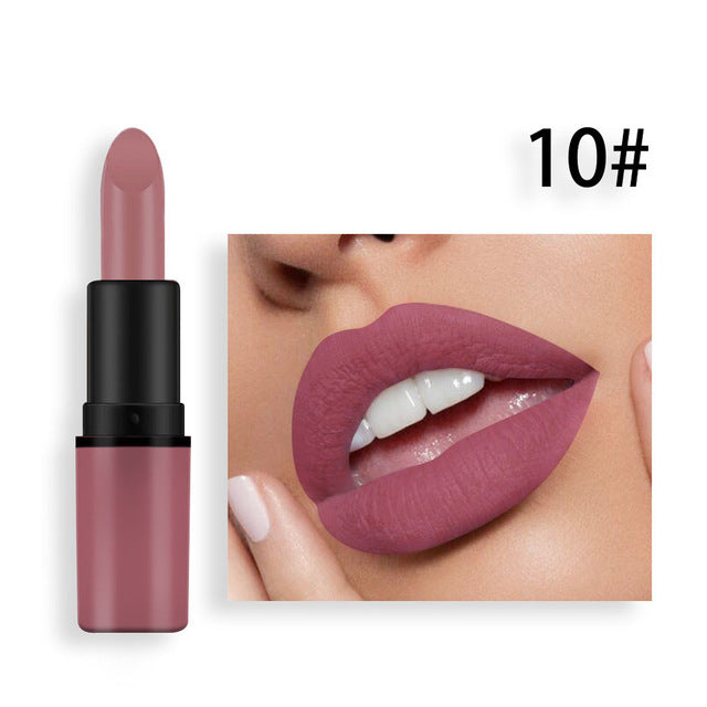 Cosmetics Matte And Pumpkin 5 Colors Bean Paste Lip