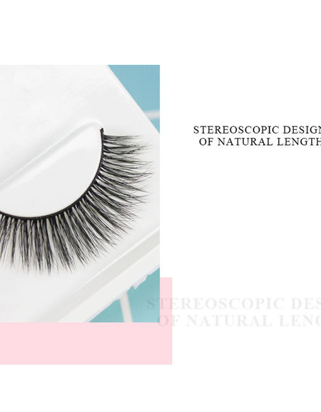 3D Long False Eyelashes Makeup