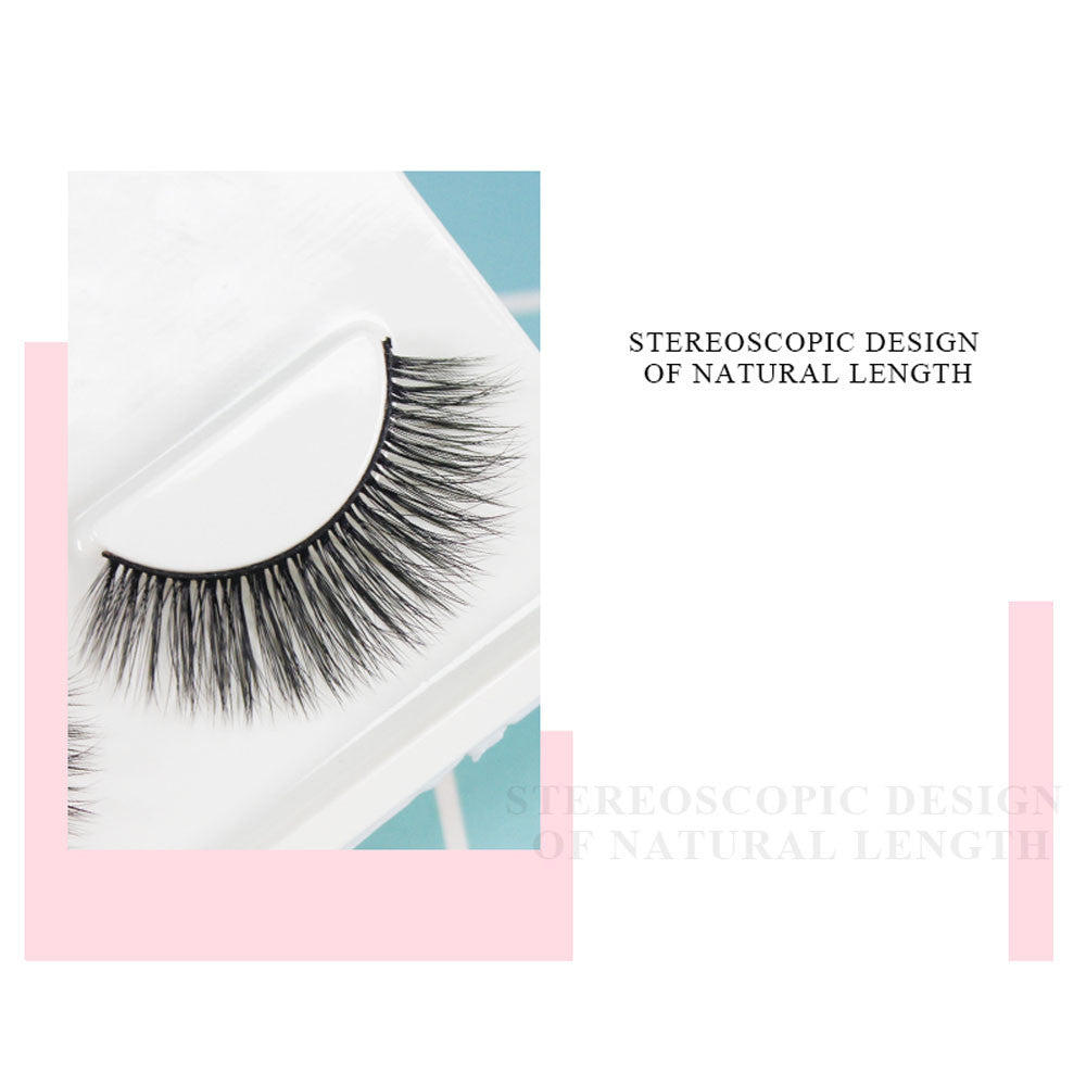 3D Long False Eyelashes Makeup