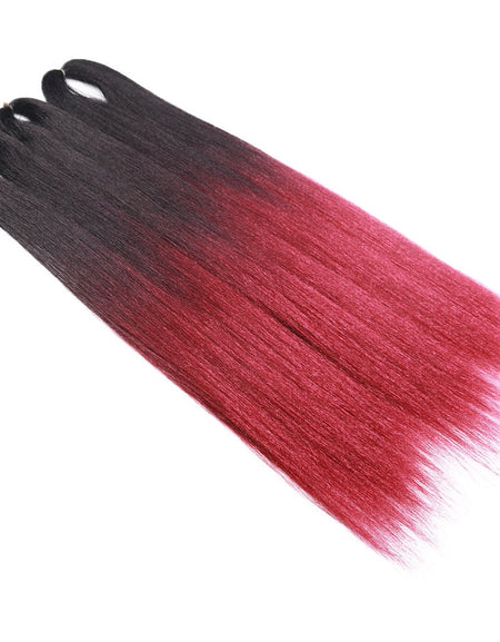 Multicolor Women Hair Extension Synthetic Braiding