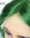 Brazilian Human Hair Wigs Green Loose