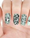 Stamping Kawaii Panda Pattern Nail