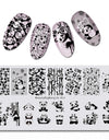 Stamping Kawaii Panda Pattern Nail