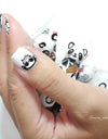 Stamping Kawaii Panda Pattern Nail