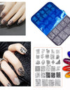 Nail Art Image Stamp  Manicure Template Blaszki Do Paznokci