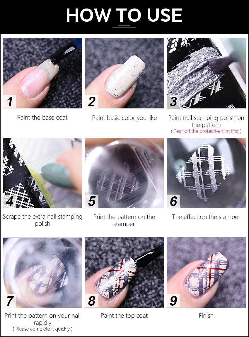 Nail Art  Beauty Flower Nail Patterns Polish