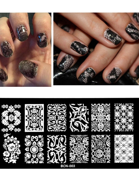 Nail Art Stamp Manicure Template Nail Art Stamper Accessories