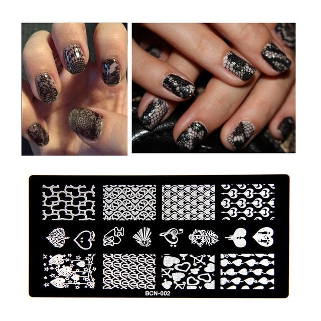 Nail Art Stamp Manicure Template Nail Art Stamper Accessories