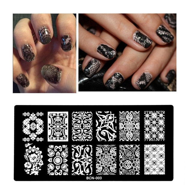 Nail Art Stamp Manicure Template Nail Art Stamper Accessories