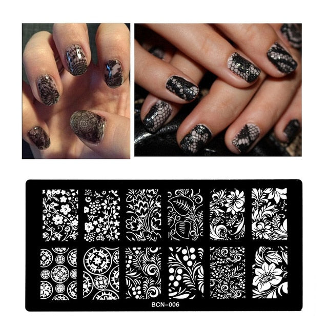 Nail Art Stamp Manicure Template Nail Art Stamper Accessories