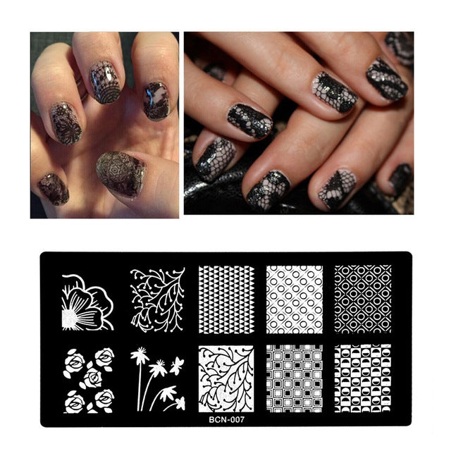 Nail Art Stamp Manicure Template Nail Art Stamper Accessories