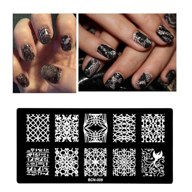 Nail Art Stamp Manicure Template Nail Art Stamper Accessories