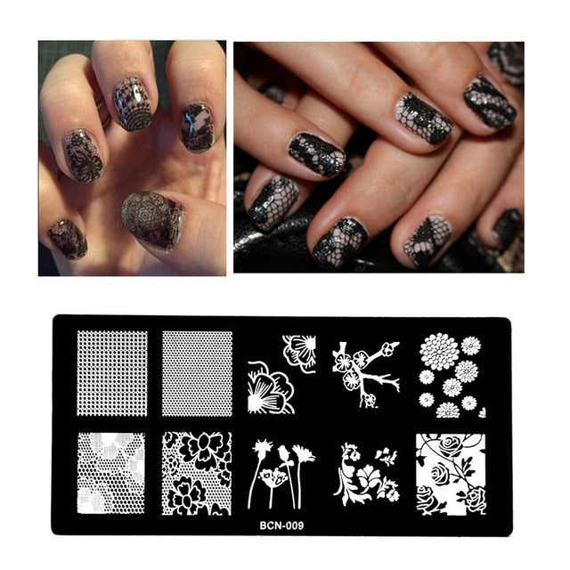 Nail Art Stamp Manicure Template Nail Art Stamper Accessories