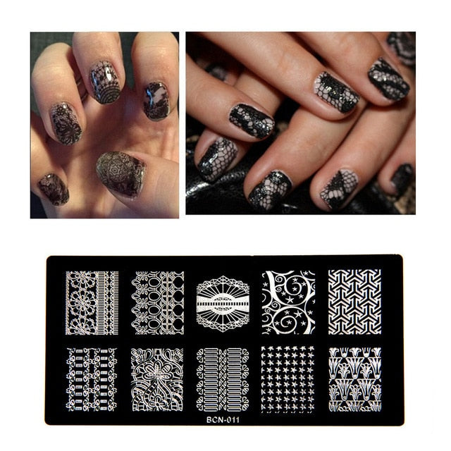 Nail Art Stamp Manicure Template Nail Art Stamper Accessories