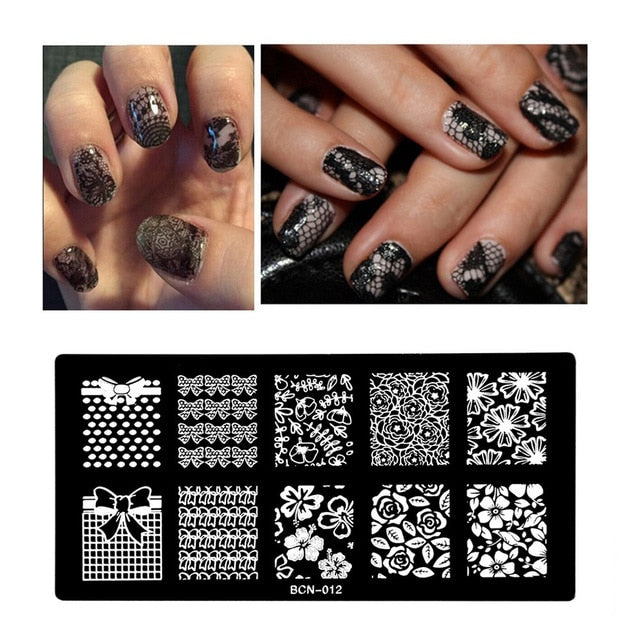 Nail Art Stamp Manicure Template Nail Art Stamper Accessories