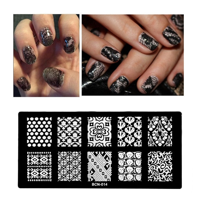 Nail Art Stamp Manicure Template Nail Art Stamper Accessories