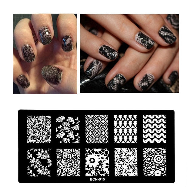 Nail Art Stamp Manicure Template Nail Art Stamper Accessories
