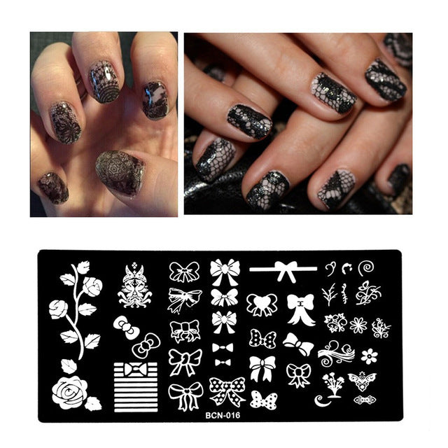 Nail Art Stamp Manicure Template Nail Art Stamper Accessories