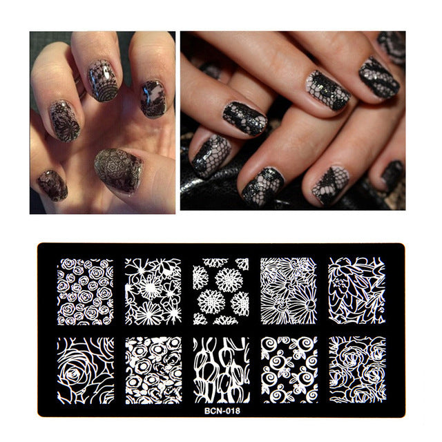 Nail Art Stamp Manicure Template Nail Art Stamper Accessories