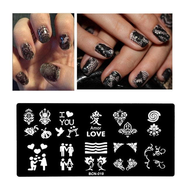Nail Art Stamp Manicure Template Nail Art Stamper Accessories