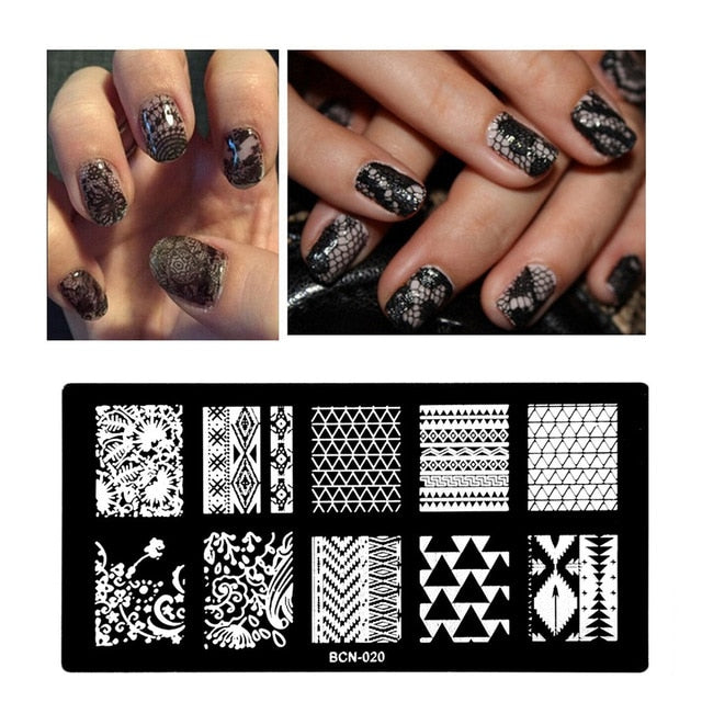Nail Art Stamp Manicure Template Nail Art Stamper Accessories