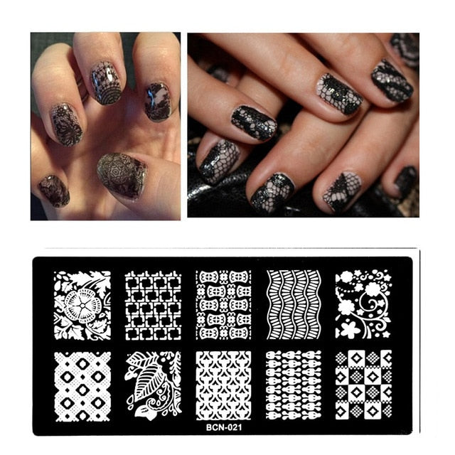 Nail Art Stamp Manicure Template Nail Art Stamper Accessories