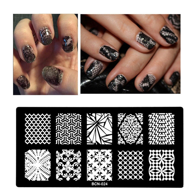 Nail Art Stamp Manicure Template Nail Art Stamper Accessories
