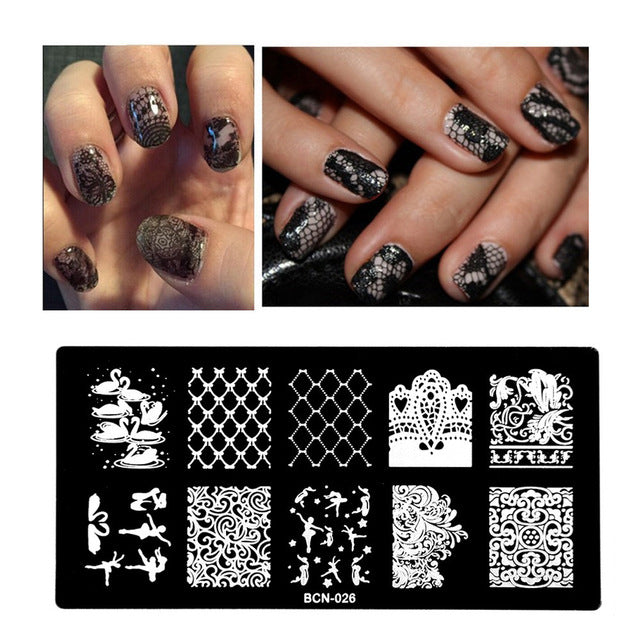 Nail Art Stamp Manicure Template Nail Art Stamper Accessories