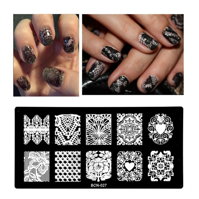 Nail Art Stamp Manicure Template Nail Art Stamper Accessories