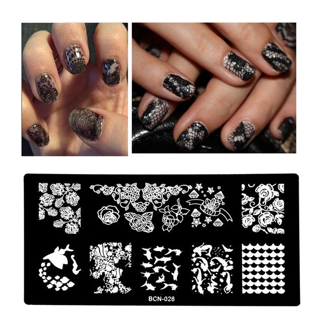 Nail Art Stamp Manicure Template Nail Art Stamper Accessories
