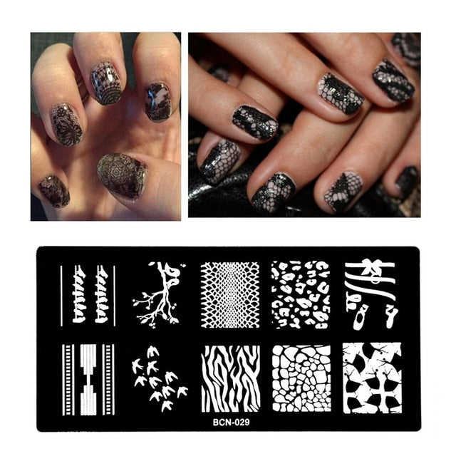 Nail Art Stamp Manicure Template Nail Art Stamper Accessories