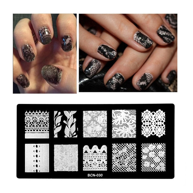 Nail Art Stamp Manicure Template Nail Art Stamper Accessories