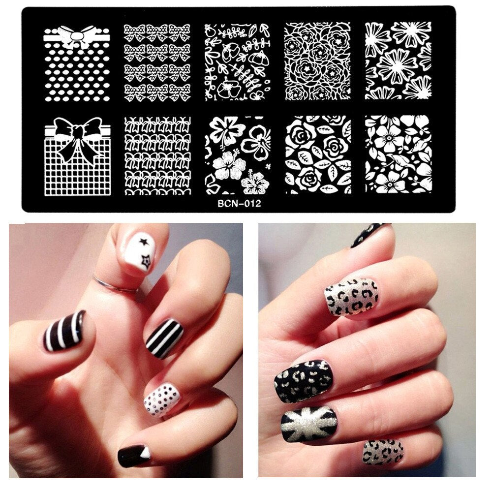 Nail Art Stamp Manicure Template Nail Art Stamper Accessories
