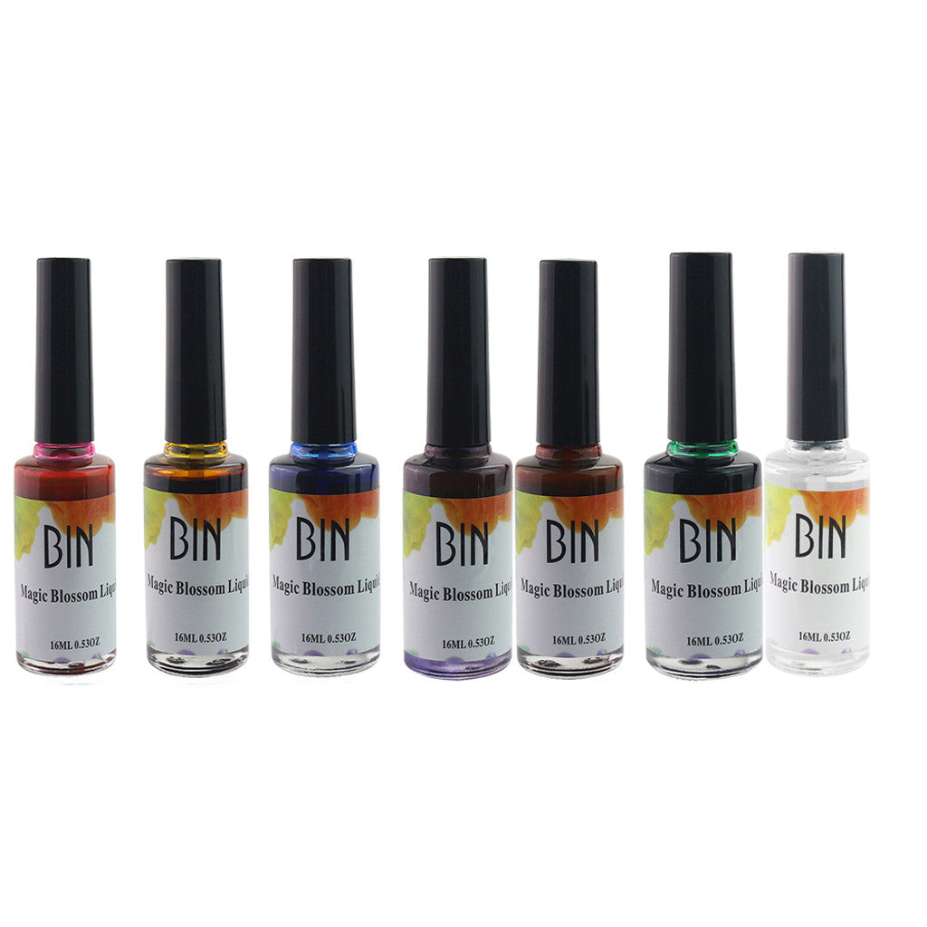 Fashion Watercolor Ink Nail Polish Blooming Gel