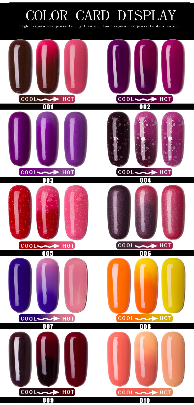 Gradient  Color Nail Gel Polish