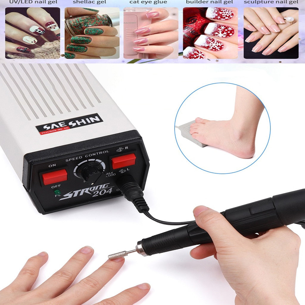 Electric Nail Drill Machine Manicure Pedicure